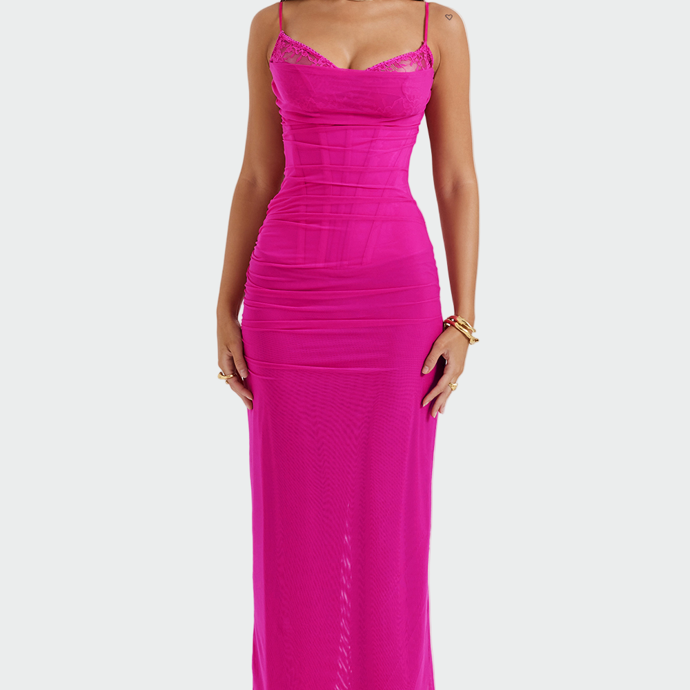 Aouri | Tulle Draped Dress