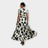 Robe Maxi au Style Artistique Élégant