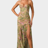 Maxi Robe Élégante au Style Intemporel et Aérien