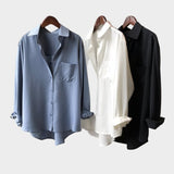 Chemise Longue à Manches avec Design Élégant et Détails Modernes