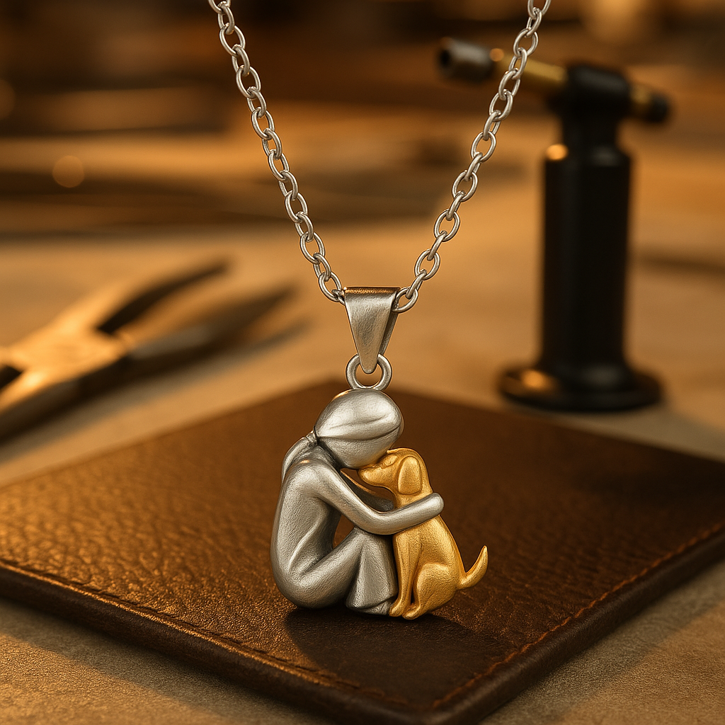 Pendentif 'Hug' pour chaîne