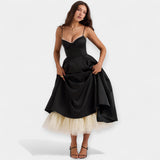 Robe Midi en Tulle avec Élégance