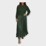 Robe Chic au Design Plissé et au Style Intemporel