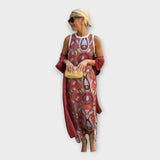 Robe Chic aux Motifs Éblouissants