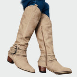 Bottes de cowboy en cuir vintage