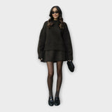 Ensemble Tricoté Moderne : Pull et Jupe