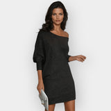 Robe de Soirée Éclatante en Paillettes