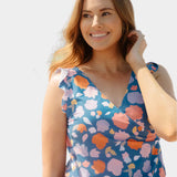 Maillot de bain à volants avec soutien-gorge intégré