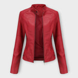 Veste en Cuir Chic au Design Moderne et au Style Classique