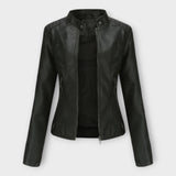 Veste en Cuir Chic au Design Moderne et au Style Classique