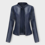 Veste en Cuir Chic au Design Moderne et au Style Classique