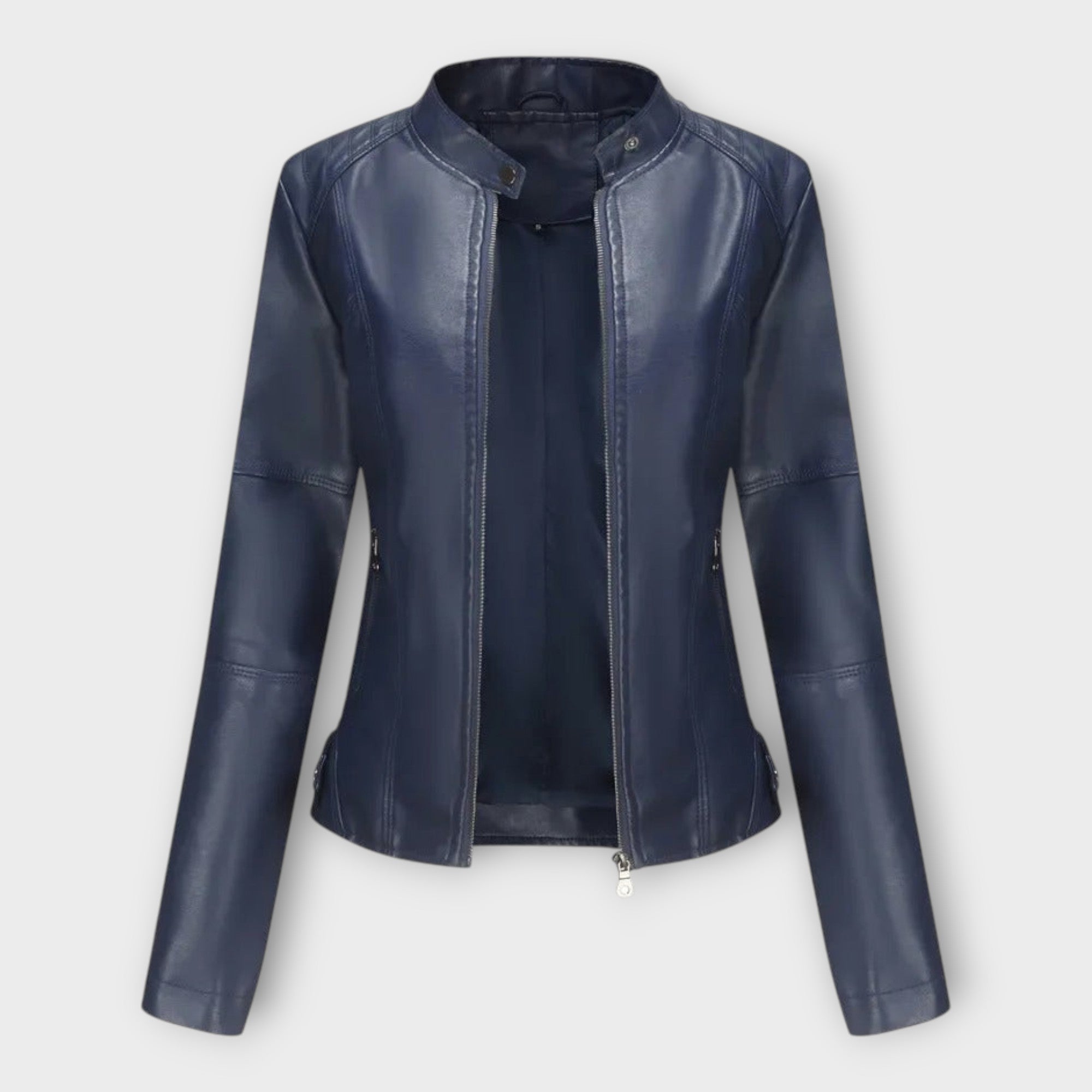 Veste en Cuir Chic au Design Moderne et au Style Classique
