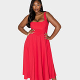 Robe Midi Élégante et Aérienne au Mouvement Naturel