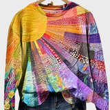 Pull à Capuche avec Motif Soleil