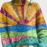 Pull Col Roulé au Design Chic