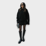 Ensemble Tricoté Moderne : Pull et Jupe