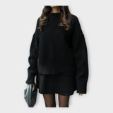 Ensemble Tricoté Moderne : Pull et Jupe