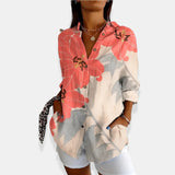 LYSSA™ | Blouse Fleurie à Boutons