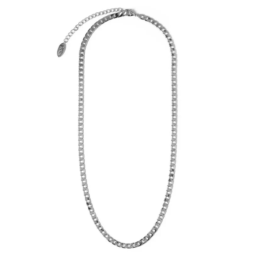 Collier en maillons plats