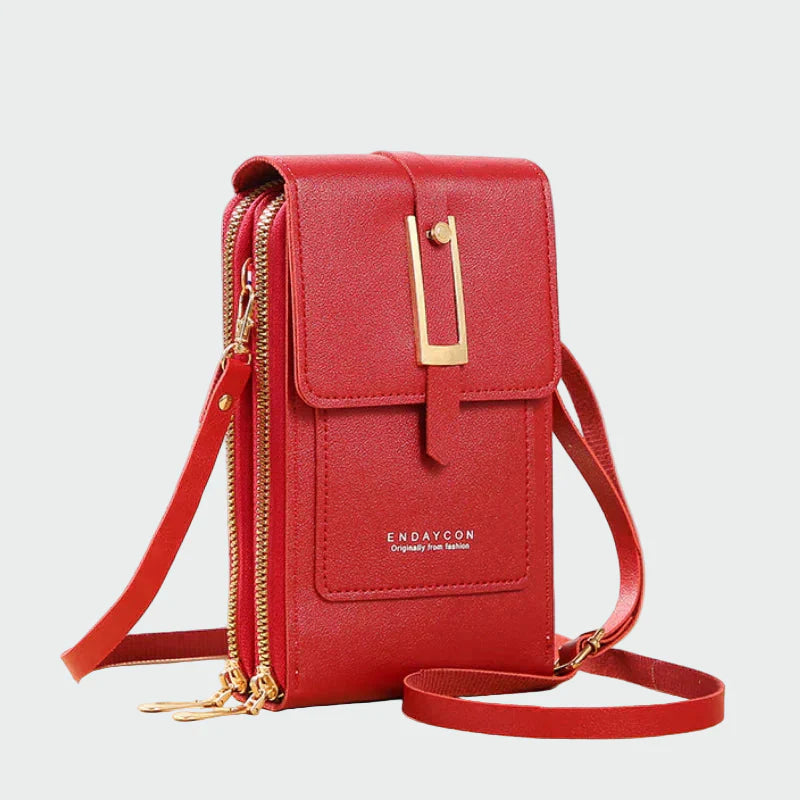 Élégant sac à bandoulière en cuir