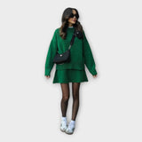 Ensemble Tricoté Moderne : Pull et Jupe