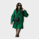 Ensemble Tricoté Moderne : Pull et Jupe